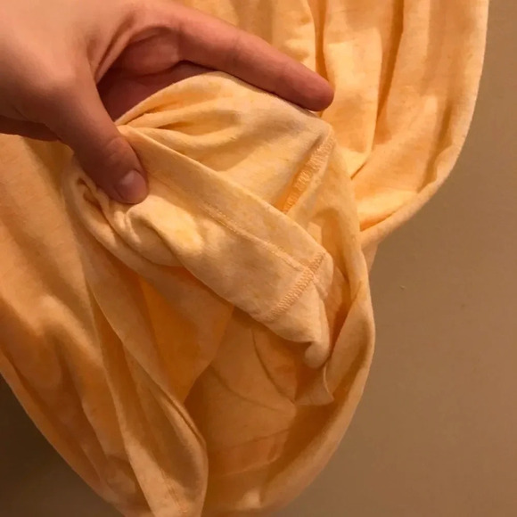 Athleta Peach Orange Coral Linen Blend Sleeveless Vita Dress Women’s Size Small - Picture 8 of 12